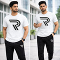 Men R-Logo White Track Suit