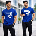 Men R-Logo Blue Track Suit