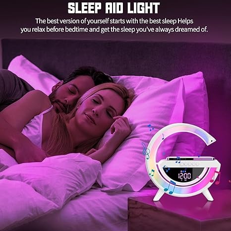 Digital Led Wireless Charger & Speaker