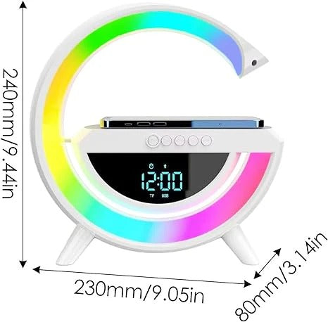 Digital Led Wireless Charger & Speaker