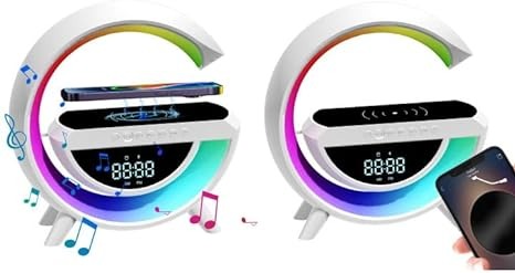 Digital Led Wireless Charger & Speaker