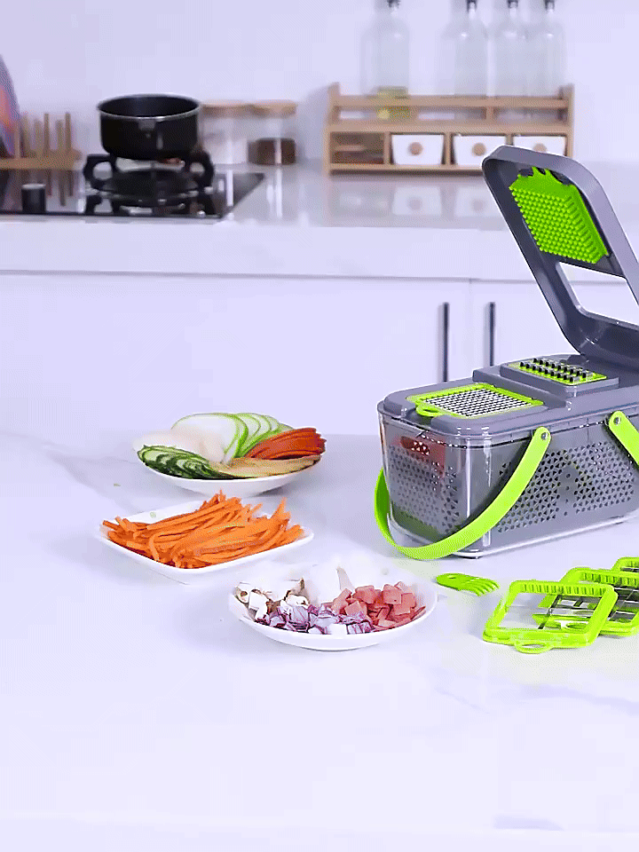 Vegetable Chopper, Cutter and Slicer
